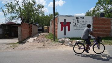 El lugar del crimen ocurrido este viernes