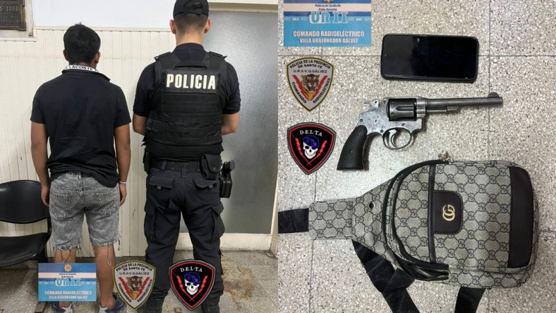 El alumno de 14 años fue demorado por la Policía tras el hallazgo del arma de fuego.