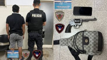 El alumno de 14 años fue demorado por la Policía tras el hallazgo del arma de fuego.