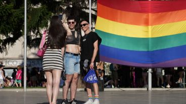La previa tuvo mucho color en la ciudad.