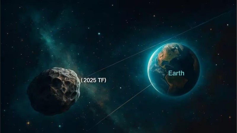 El sobrevuelo se realizó aproximadamente a 423 km sobre la Antártida.