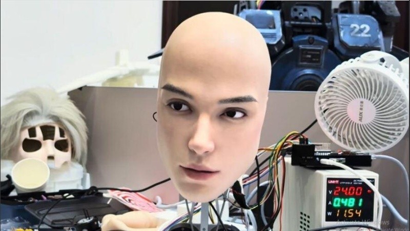 La cabeza del robot puede ser montada en varias bases.