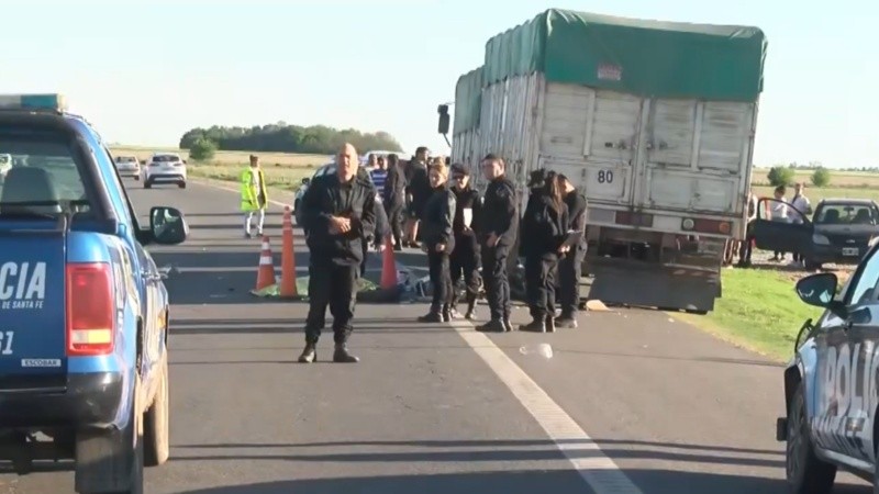 El accidenta fatal ocurrió este lunes a la tarde en la A012, cerca de Zavalla.