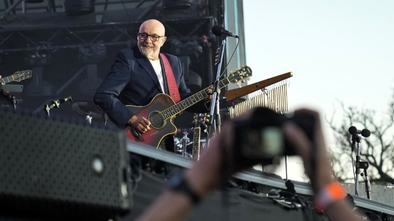 Baglietto, con Lito Vitale en piano, presentación de lujo al caer la tarde.