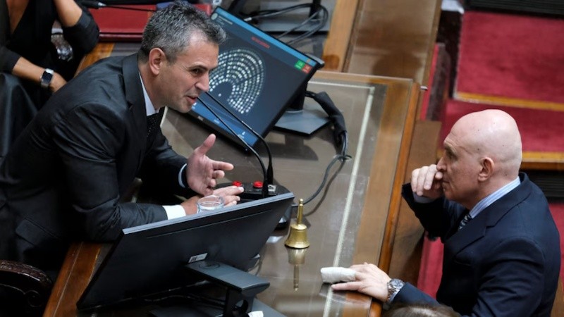 Martín Menem y José Luis Espert.