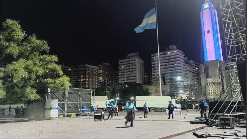  El operativo de higiene fue llevado adelante por más de 40 trabajadores.