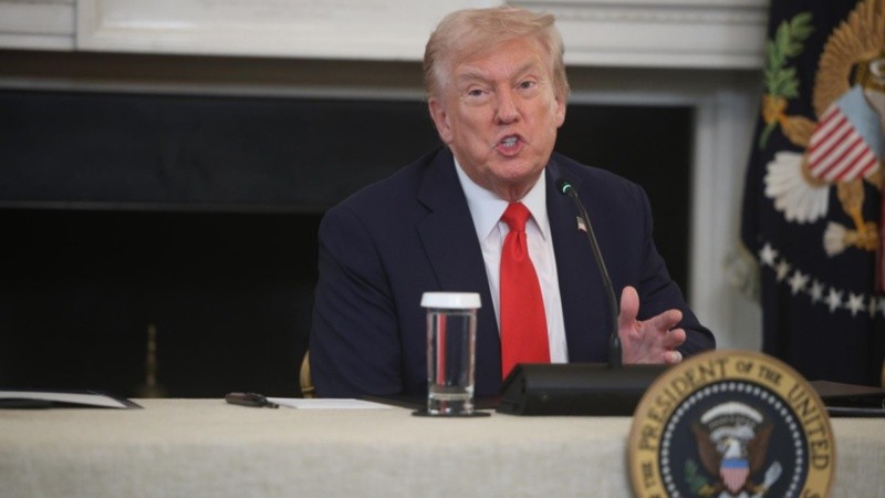 Donald Trump se refirió al posible plan de paz en medio oriente.