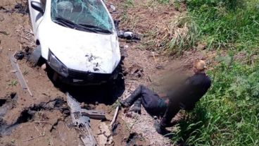 Pérez casi pierde la vida al intentar escapar por un camino rural.