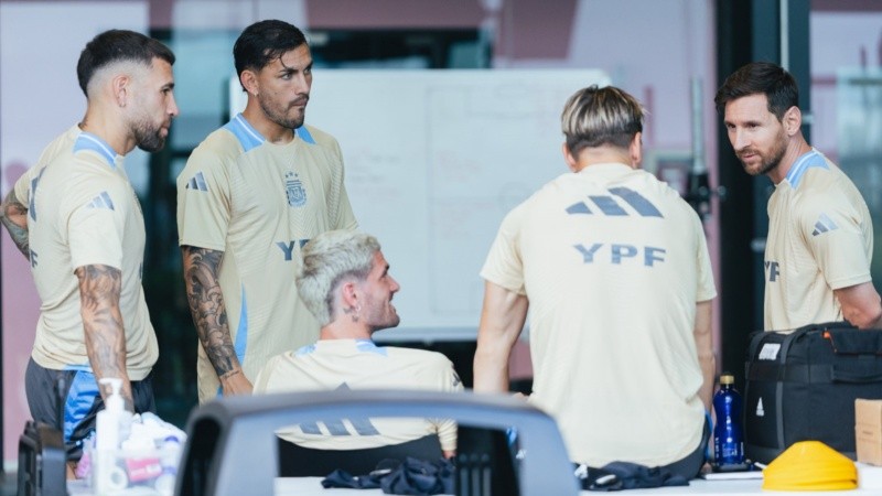 Los jugadores de la selección se volvieron a juntar para los amistosos en Estados Unidos