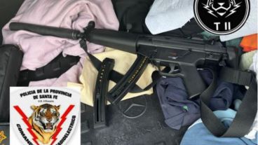 La carabina es una reproducción del poderoso fusil MP5.
