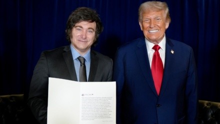 Milei se reunirá el martes con Trump en la Casa Blanca.