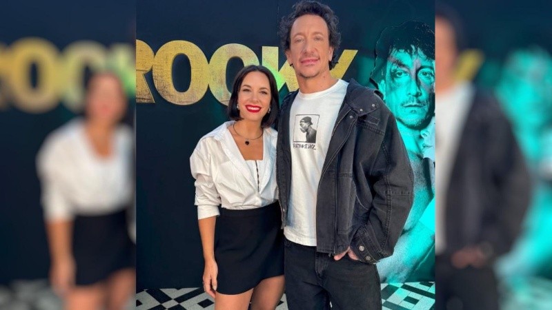 Nico Vázquez junto a Dai Fernández.