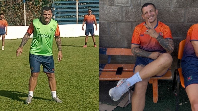 Las primeras imágenes de Vecchio en las prácticas de Regatas de San Nicolás.