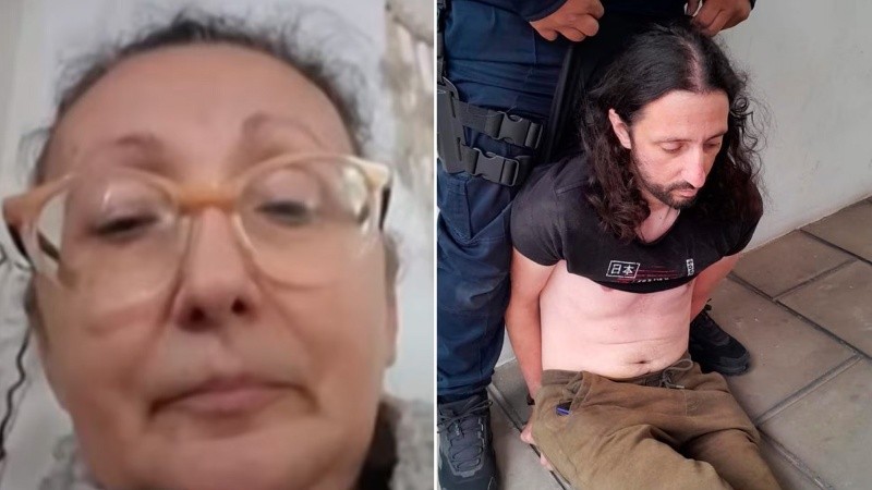 Habló la madre del detenido por el doble femicidio en Córdoba.