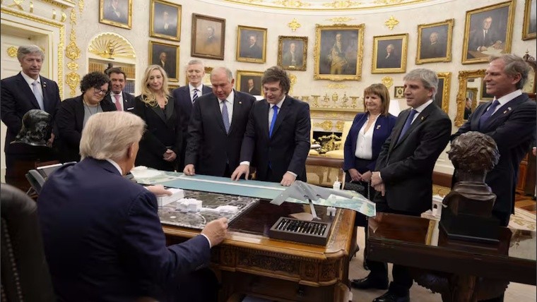 Trump y Milei se reunieron en la Casa Blanca. No hubo anuncios formales.