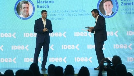 Zanetti habló ante una platea de CEOs y empresarios.