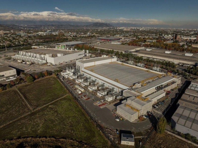  El centro de datos de Google en Quilicura, Chile, se inauguró en 2015.