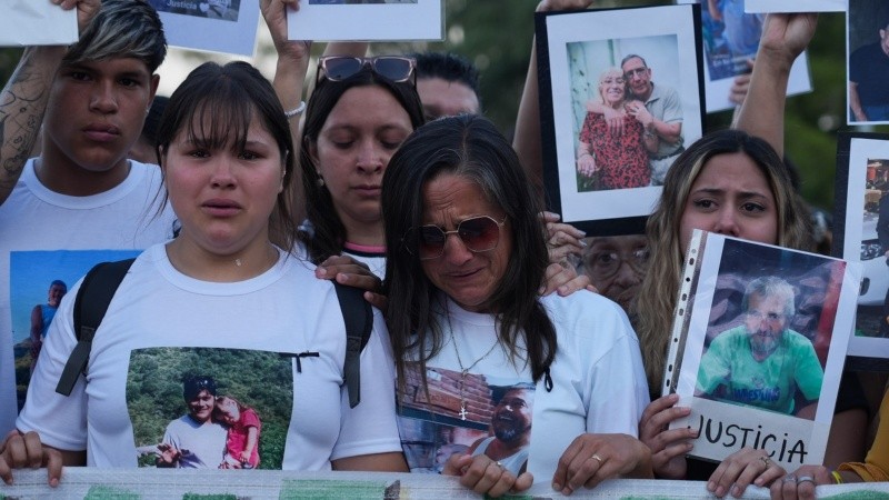 El primer acto federal de las víctimas del fentanilo contaminado se realizó este jueves en Rosario.