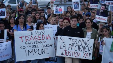 El primer acto federal de las víctimas del fentanilo contaminado se realizó este jueves en Rosario.