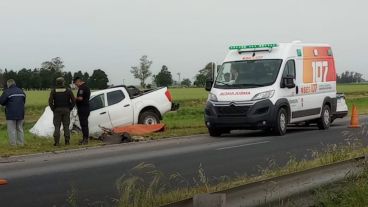 El accidente ocurrió el viernes a la tarde cerca del acceso a Carcarañá.