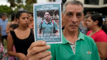 Dolor. La muerte de Esteban no pasó desapercibida en la ciudad.