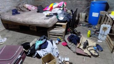 Las instalaciones del establecimiento frutillero.