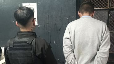 El detenido este domingo a la madrugada en la zona de Dorrego y el río.