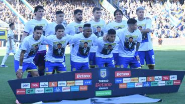 Los once titulares de Central que salieron a jugar contra Platense en Arroyito.