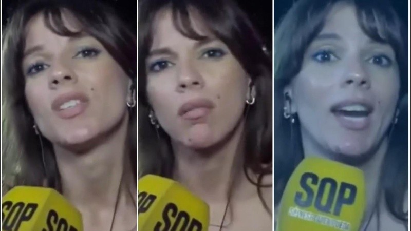 La actriz Gimena Accardi.