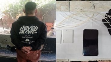 Rolón, ya en la comisaría 2ª, el 13 de agosto.