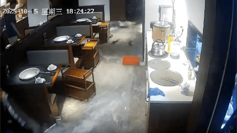 El clip se viralizó en redes sociales y muchos usuarios bromearon sobre el 