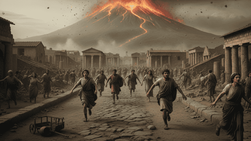 Se calcula que en la ciudad vivían unas 40 mil personas y sólo se hallaron restos de unos 1.500.