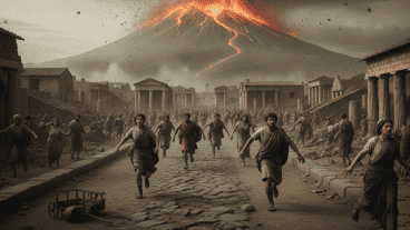 Se calcula que en la ciudad vivían unas 40 mil personas y sólo se hallaron restos de unos 1.500.