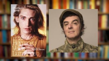 La portada del "Perfecto, hermoso, veloz, luminoso" y su autor, el periodista Gustavo Bove.
