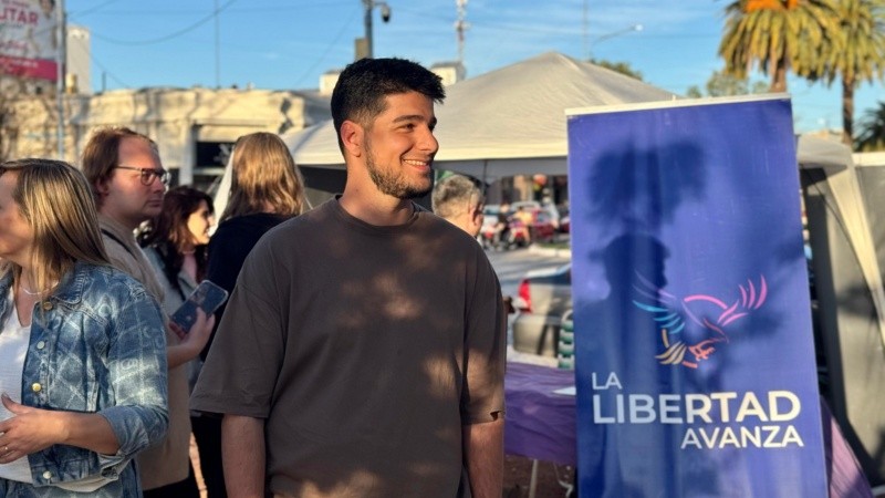 Agustin Pellegrini, candidato de La Libertad Avanza en Santa Fe