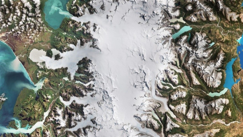 El satélite Copernicus Sentinel-2 se encuentra a unas 768 kilómetros sobre la Tierra.