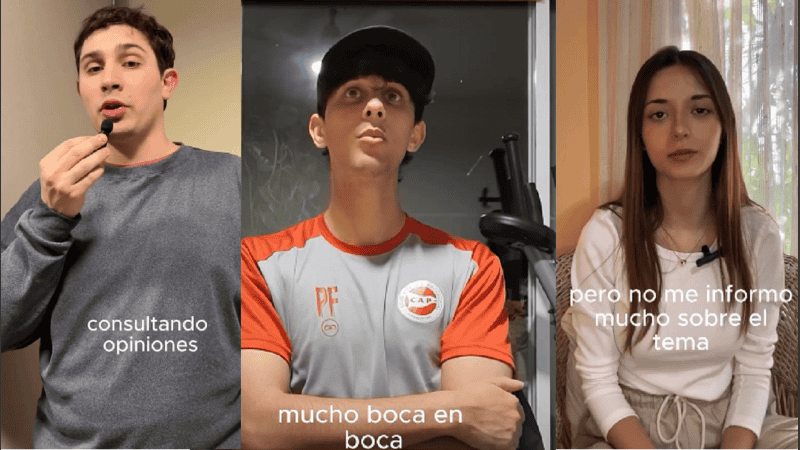 Los jóvenes en su mayoría se informan dialogando con sus allegados, más que consultando online.