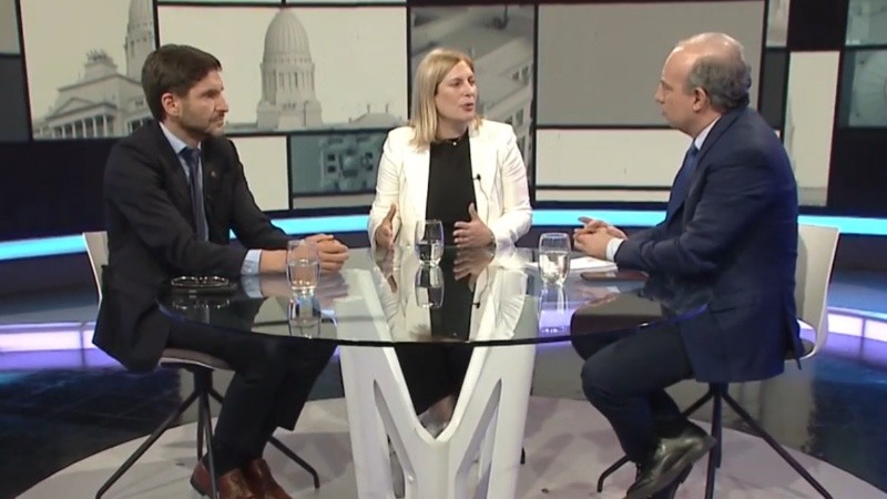 Pullaro y Scaglia estuvieron en El Tres este jueves al mediodía