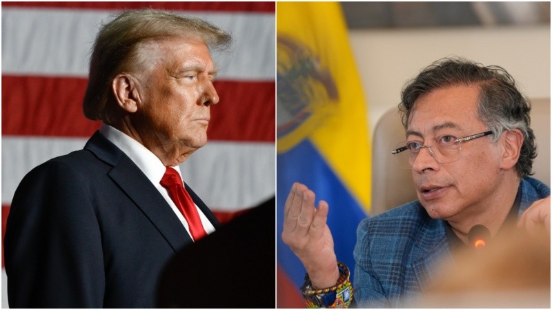 Petro fue blanco de los exabruptos de Trump: lo acusó de 