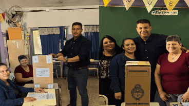 El diputado nacional Chumpitaz votó este domingo en Rosario y destacó sobre la campaña "muy corta pero con dedicación".