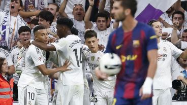 Festejo merengue en la capital española.