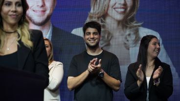 Agustín Pellegrini, feliz con la victoria libertaria en Santa Fe y a nivel nacional