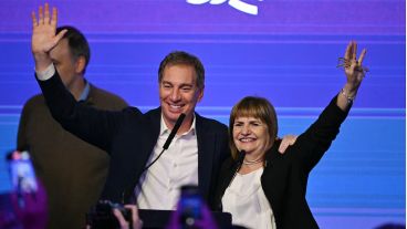 Diego Santilli y Patricia Bullrich, dos de los grandes ganadores del domingo.