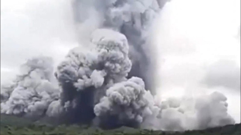 Tras la explosión, se emitió un nivel de alerta 1.