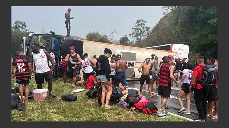 El siniestro fue en la autopista Presidente Dutra, una de las más importantes del país.