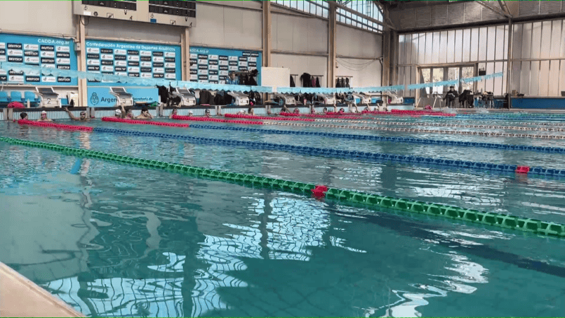 La pileta olímpica.