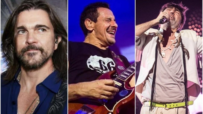 Juanes, Divididos y Babasónicos, entre los artistas del Festival Bandera 2025.