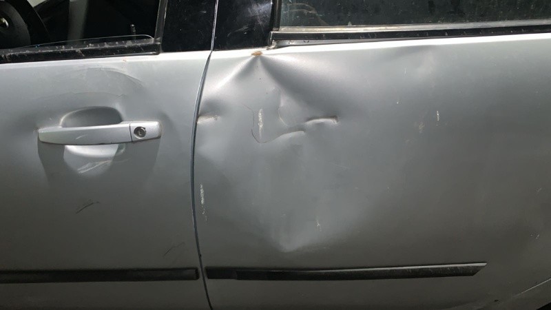 Así quedaron los vehículos de los jugadores de Central.