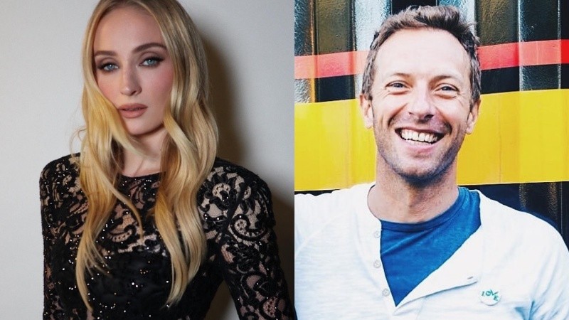 Sophie Turner y Chris Martin