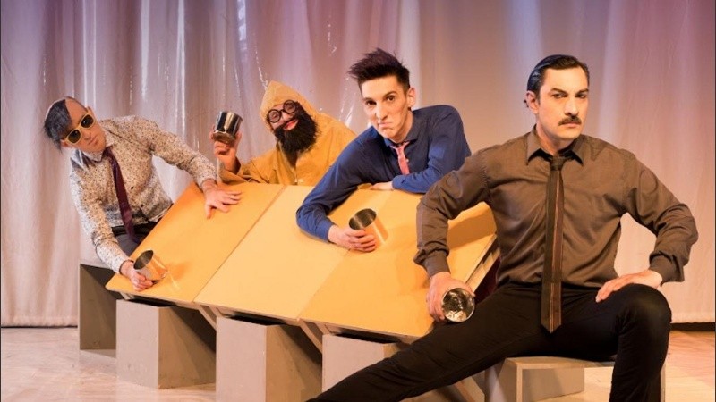 El elenco de la obra 